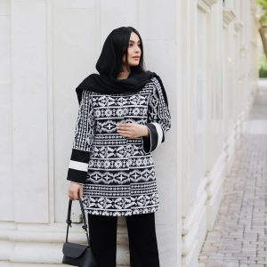 مانتوی لینن بخارادوزی